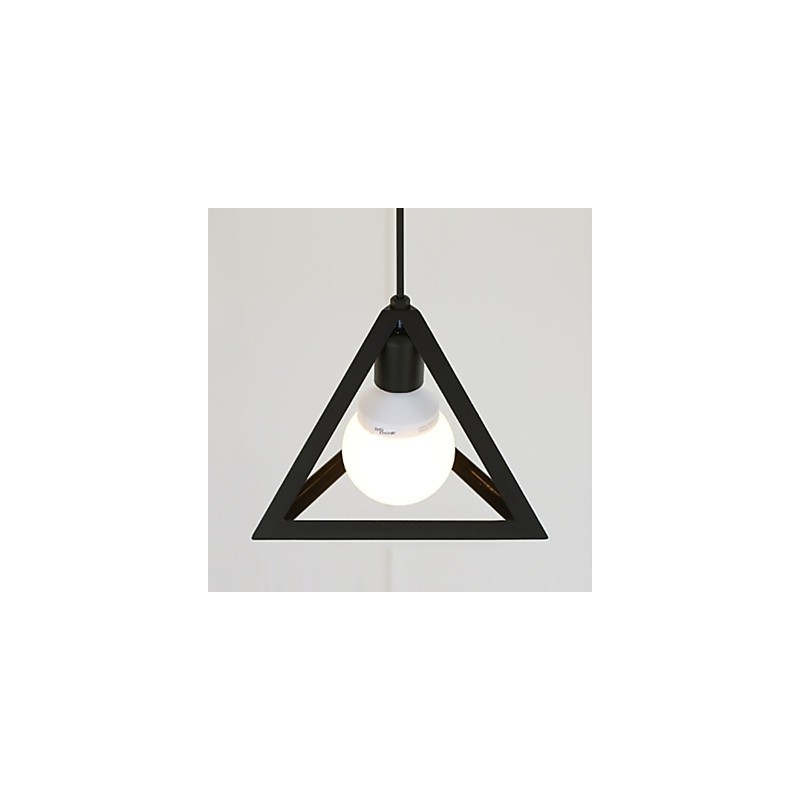 Lantern Mini Style Painting Metal Chandelier
