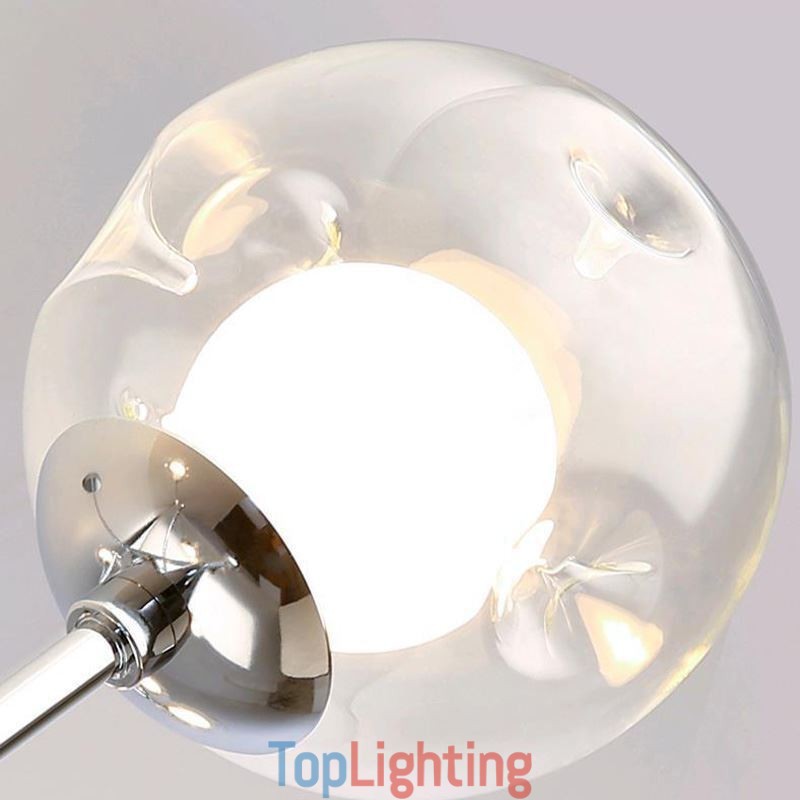 Glass Pendant Light European Style Simple Magic Beans Ceiling Light