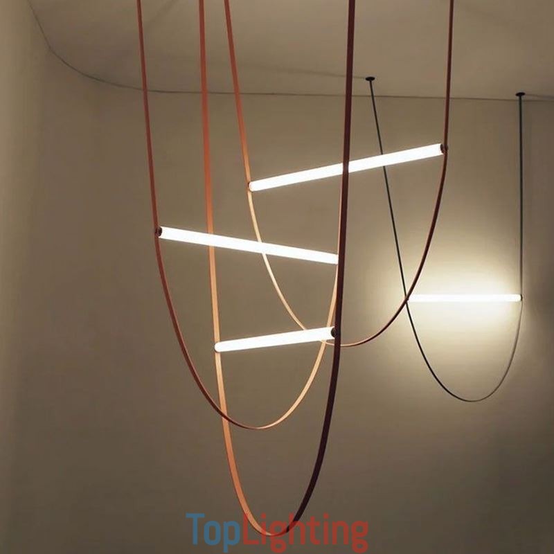 European Pendant Light Wabi Sabi Style Belt Decorative Light