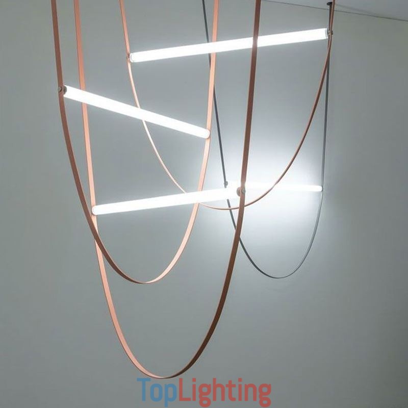 European Pendant Light Wabi Sabi Style Belt Decorative Light