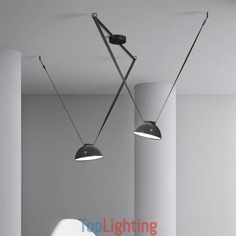 Belt Pendant Light European Simple Wabi Sabi Style Belt Ceiling Light