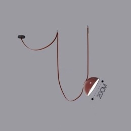 Belt Pendant Light European Simple Wabi Sabi Style Belt Ceiling Light