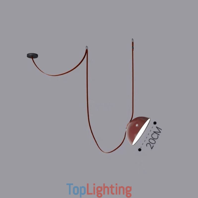 Belt Pendant Light European Simple Wabi Sabi Style Belt Ceiling Light