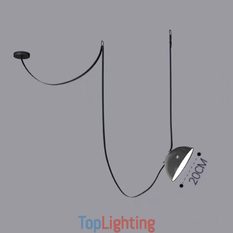Belt Pendant Light European Simple Wabi Sabi Style Belt Ceiling Light