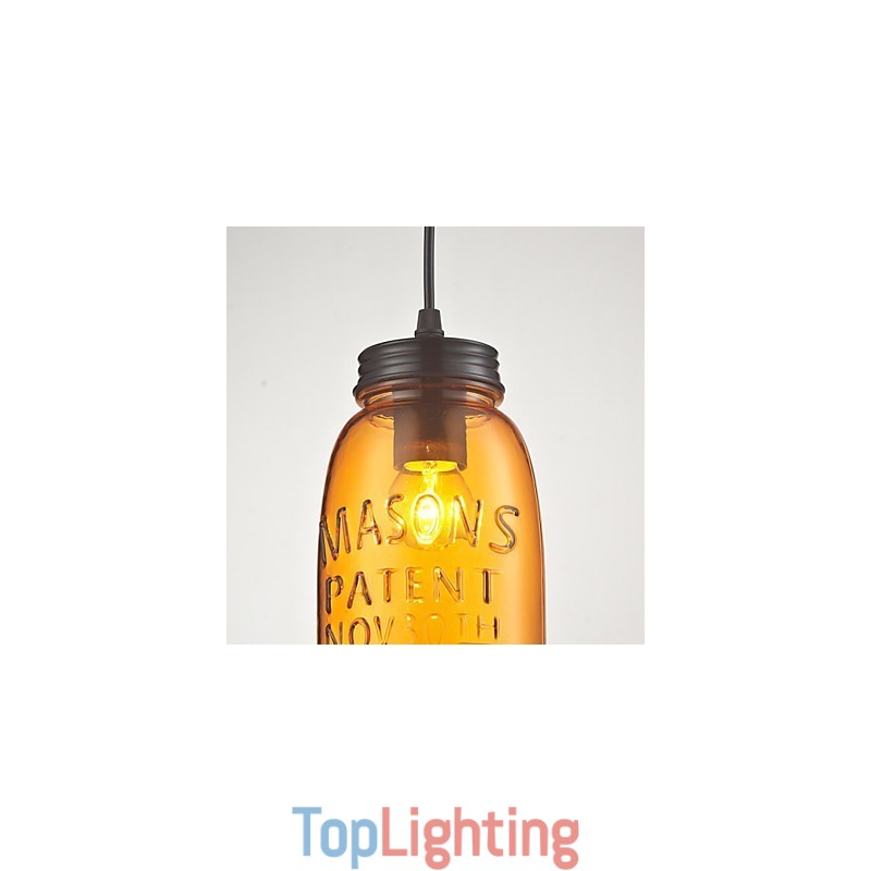 Pendant 1 Light Italy Style Transparent Electroplating