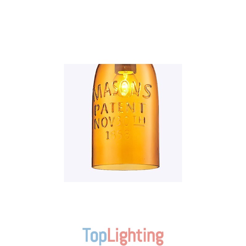 Pendant 1 Light Italy Style Transparent Electroplating