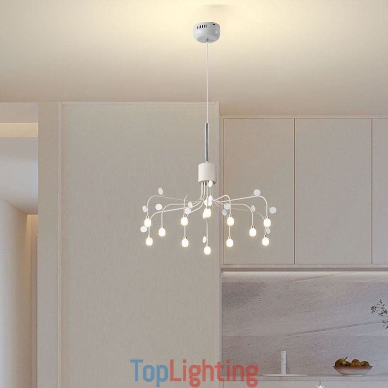 Pendant Light Nordic Creative Natural White Ceiling Light 14 Lights
