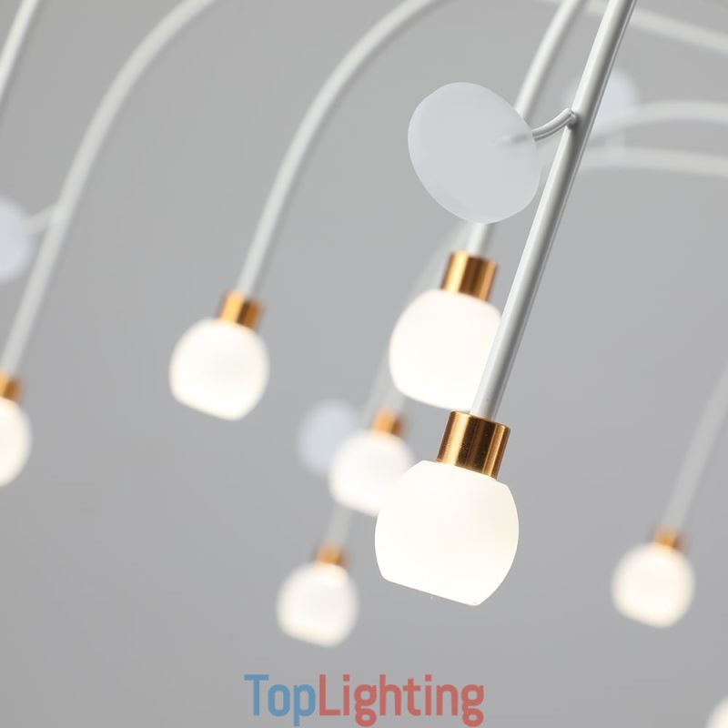 Pendant Light Nordic Creative Natural White Ceiling Light 14 Lights