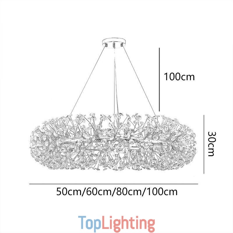 Pendant Light Modern Minimalist Wrought Iron Circular Sun Flower Ceiling Light
