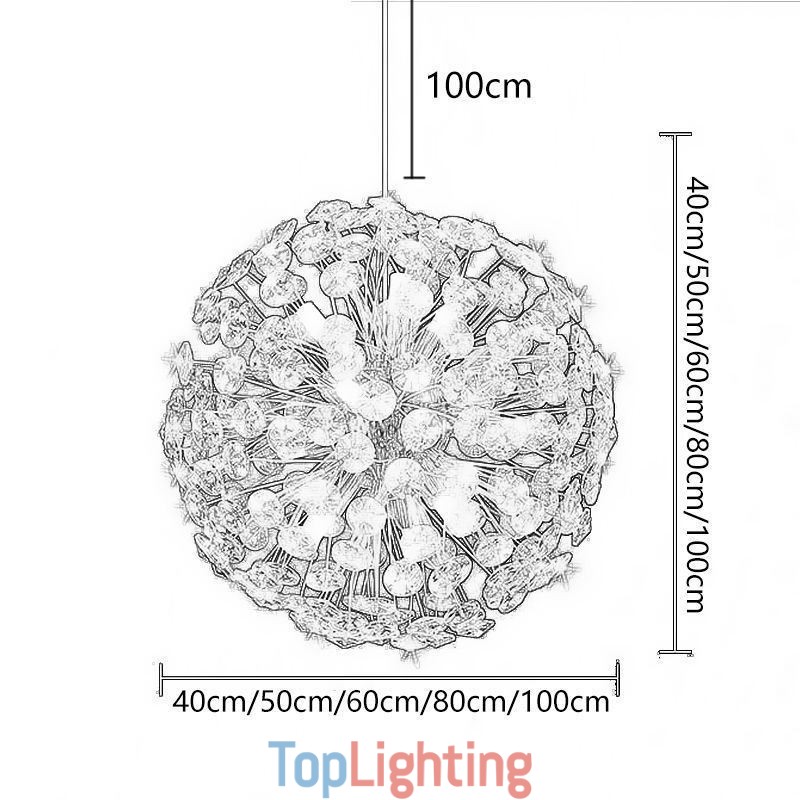 Ceiling Light Modern Minimalist Electroplating Iron Sun Flower Pendant Light
