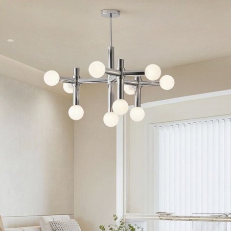 Simple Pendant Light Wrought Iron Magic Beans Molecule Ceiling Light Simple Pendant Light Wrought Iron Magic Beans Molecule Ceiling Light