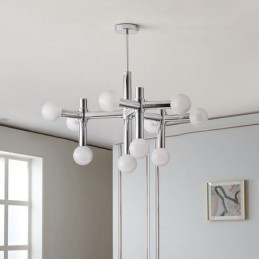 Simple Pendant Light Wrought Iron Magic Beans Molecule Ceiling Light