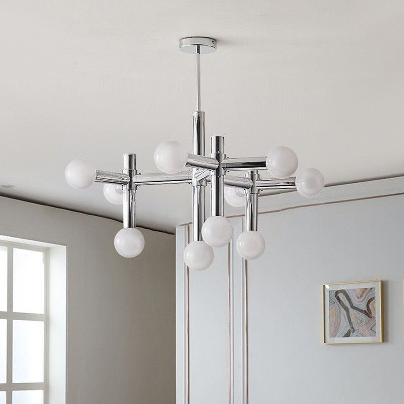 Simple Pendant Light Wrought Iron Magic Beans Molecule Ceiling Light