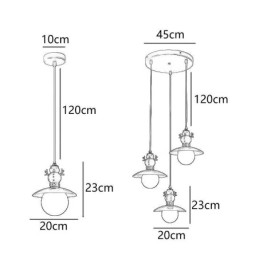 Modern Pendant Light Simple G9 Wrought Iron Resin Snowman Ceiling Light