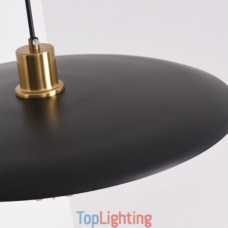 Nordic Pendant Light Wrought Iron Creative Disc Ceiling Lamps