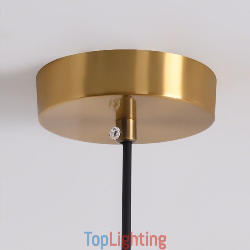 Nordic Pendant Light Wrought Iron Creative Disc Ceiling Lamps