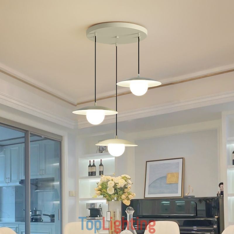 Nordic Pendant Creative Wrought Iron G9 Disc Ceiling Light