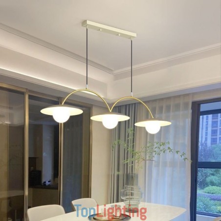 Nordic Pendant Light Creative G9 Wrought Iron Wave Ceiling Light Nordic Pendant Light Creative G9 Wrought Iron Wave Ceiling Light