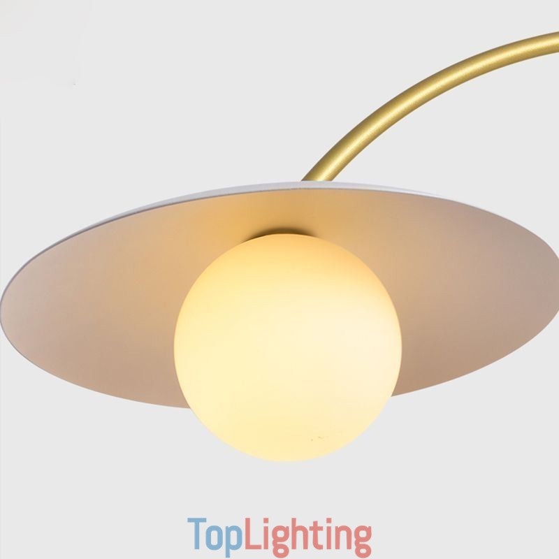 Nordic Pendant Light Creative G9 Wrought Iron Wave Ceiling Light