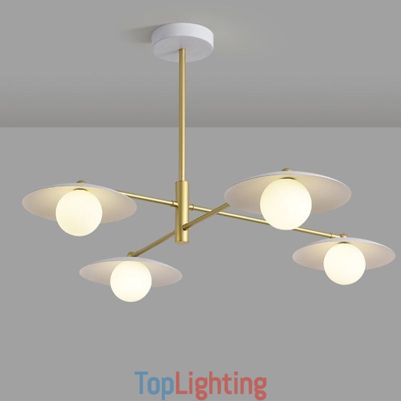 Nordic Pendant Light Creative G9 Wrought Iron Disc Ceiling Light