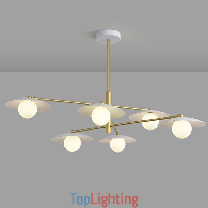 Nordic Pendant Light Creative G9 Wrought Iron Disc Ceiling Light