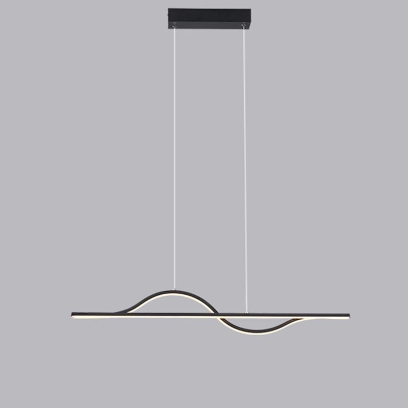 Stylish Pendant Light Aluminum Art Wave Ceiling Lamp