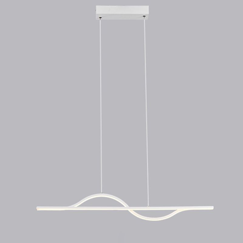 Stylish Pendant Light Aluminum Art Wave Ceiling Lamp
