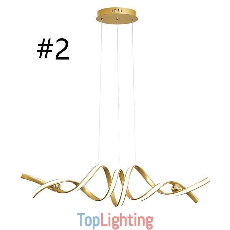 Minimalist Pendant Light Aluminum Art Minimalist Spiral Ceiling Light