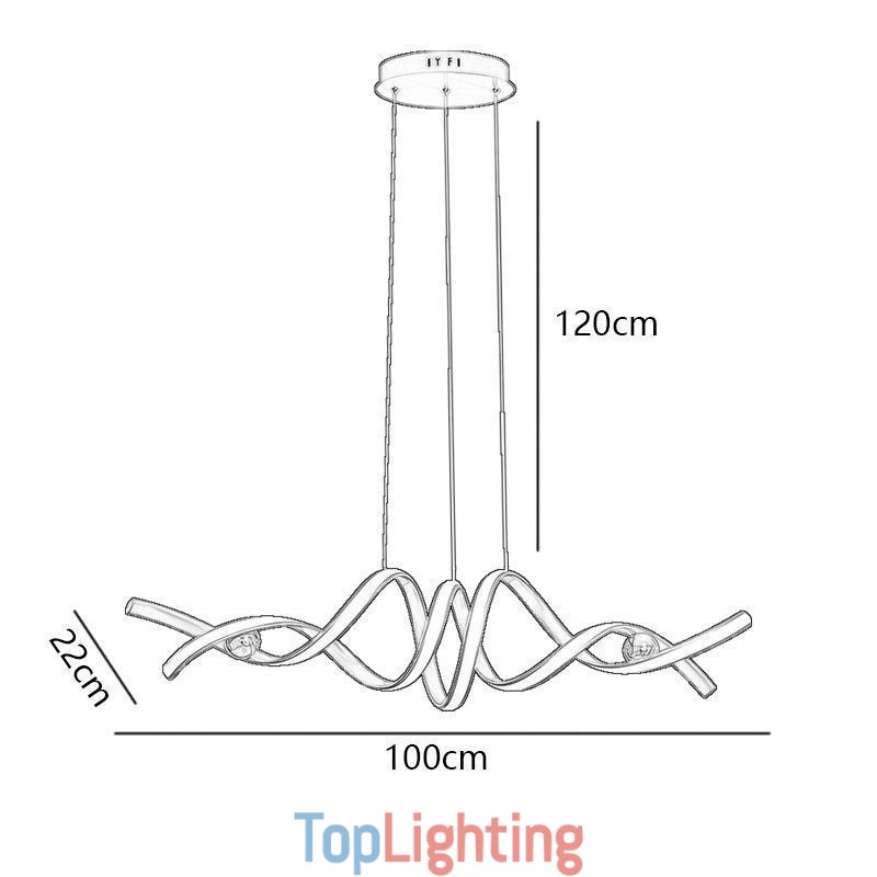 Minimalist Pendant Light Aluminum Art Minimalist Spiral Ceiling Light