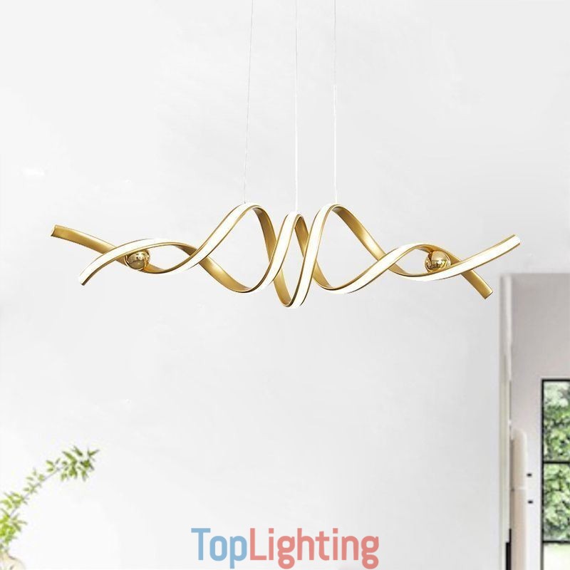 Minimalist Pendant Light Aluminum Art Minimalist Spiral Ceiling Light