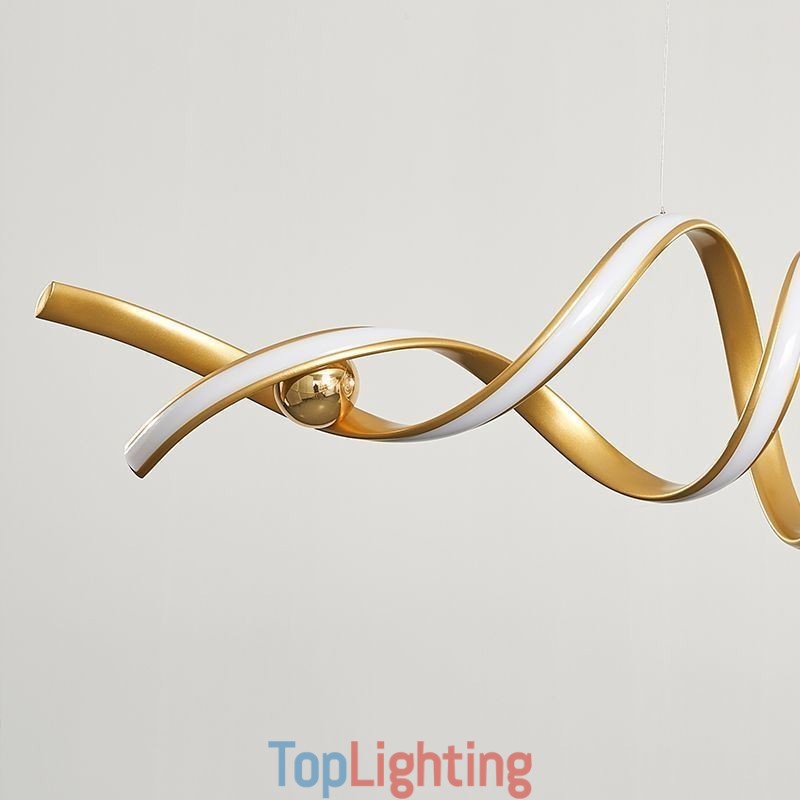 Minimalist Pendant Light Aluminum Art Minimalist Spiral Ceiling Light