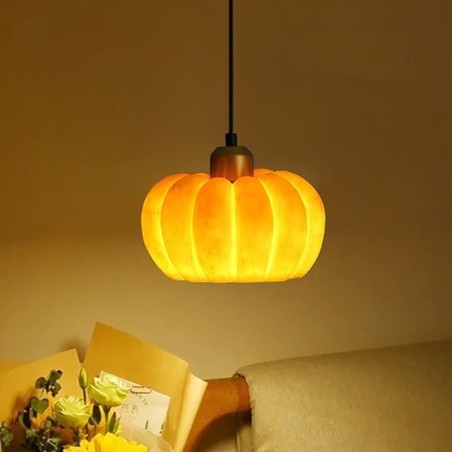 Single Head Pumpkin Pendant Light Japanese Retro Ceiling Light Single Head Pumpkin Pendant Light Japanese Retro Ceiling Light