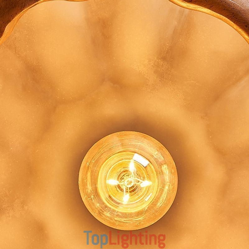 Creative Pumpkin Pendant Light Japanese Retro Ceiling Light Ceiling Lamp