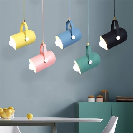 Nordic Colorful Pendent Light Macaron Single Head Pendant Lamp Nordic Colorful Pendent Light Macaron Single Head Pendant Lamp