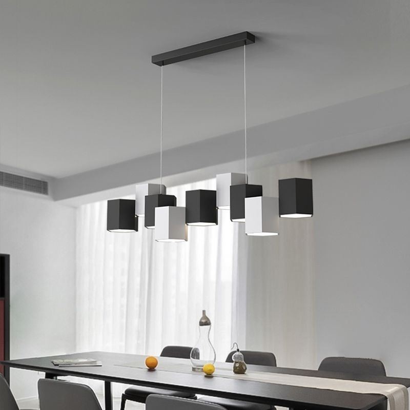 Modern Hexagonal Hanging Light Creative Combination Pendant Lamp