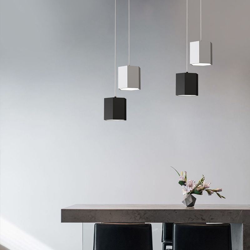 Modern Hexagonal Pendant Light Simple Hanging Lamp