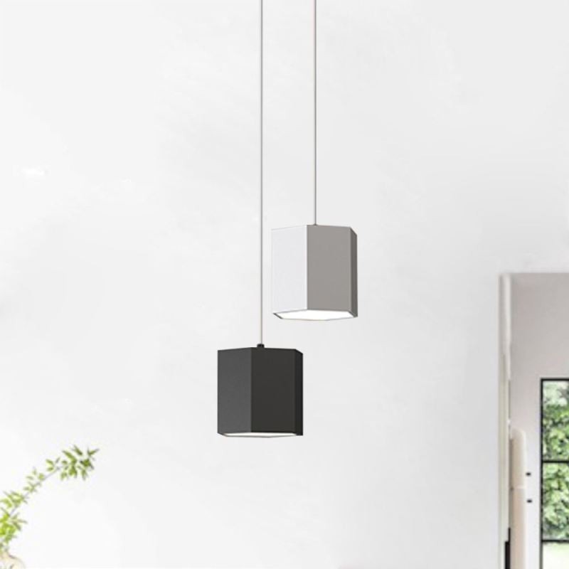 Modern Hexagonal Pendant Light Simple Hanging Lamp