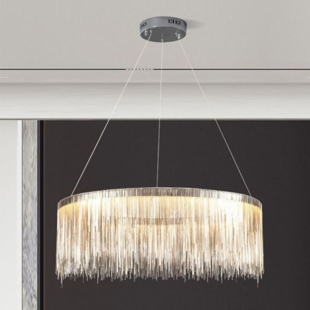 Luxury Tassel Pendant Light Round Chandelier Luxury Tassel Pendant Light Round Chandelier