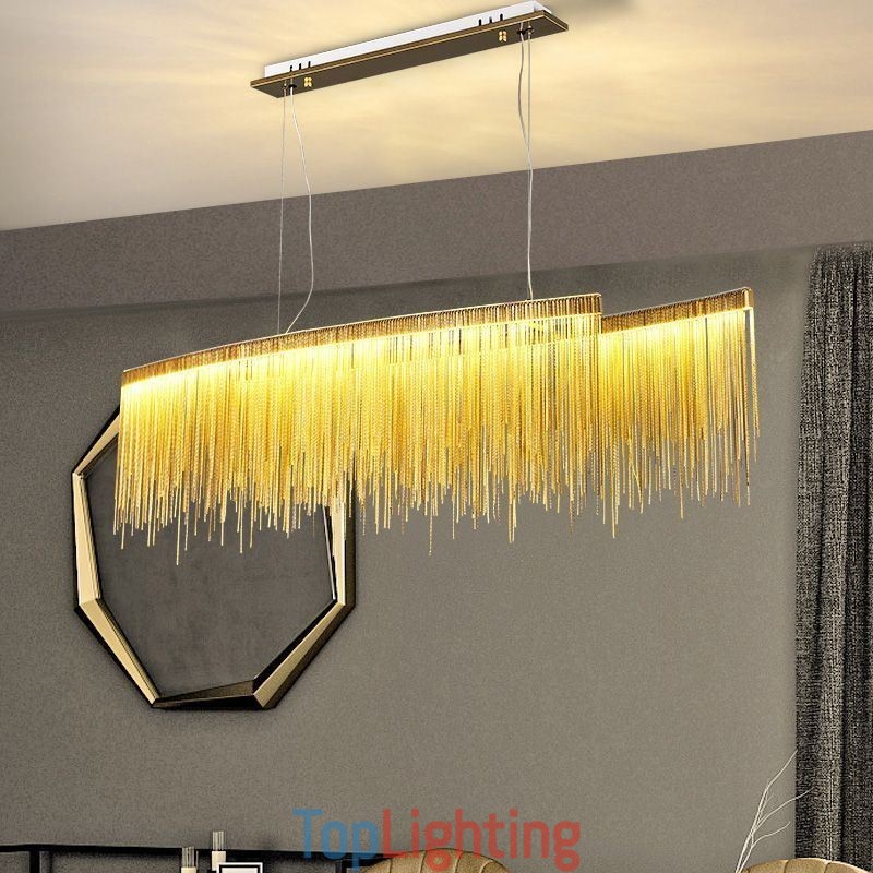 Modern Pendant Light Creative Tassel Hanging Lamp Café