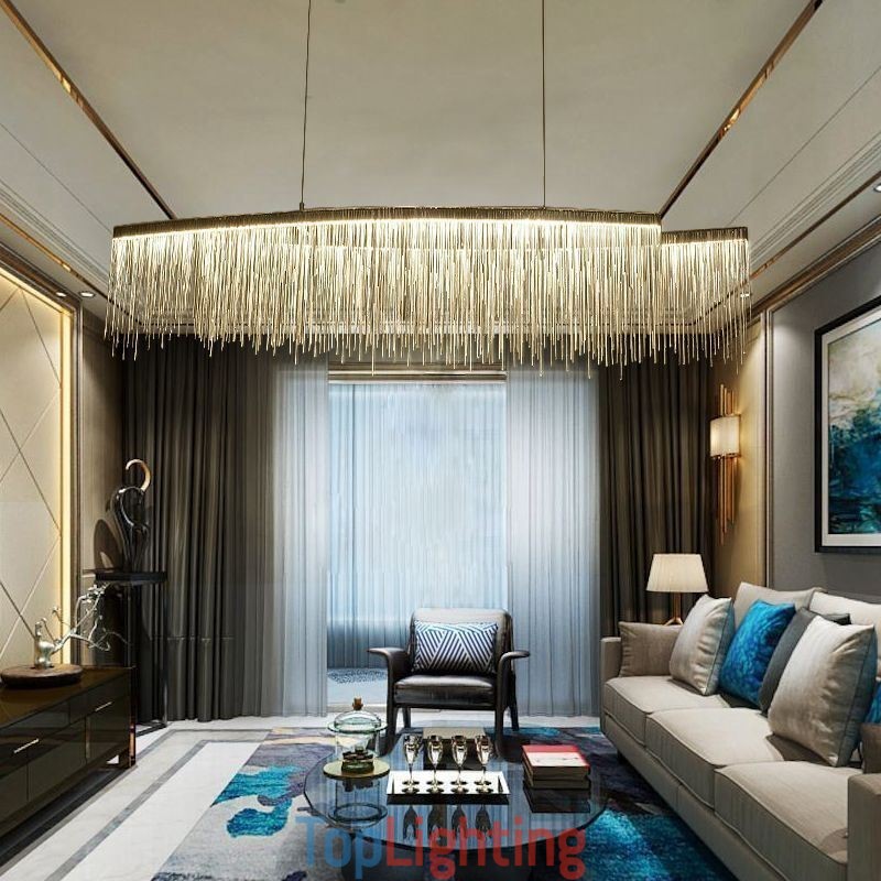 Modern Pendant Light Creative Tassel Hanging Lamp Café