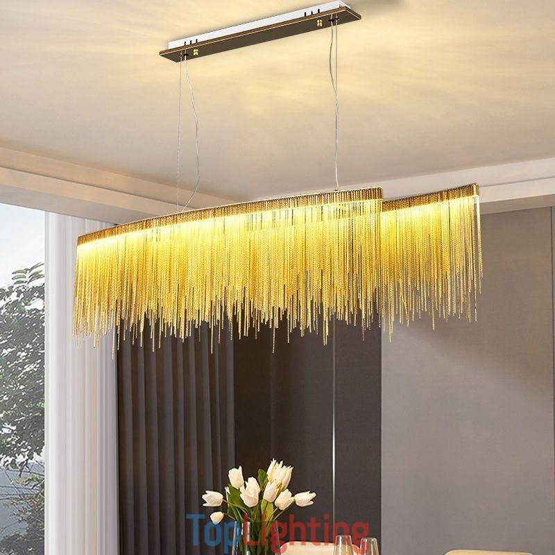Modern Pendant Light Creative Tassel Hanging Lamp Café