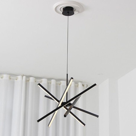 Modern Pendant Light Dimmable Black Strip Ceiling Lamp Modern Pendant Light Dimmable Black Strip Ceiling Lamp