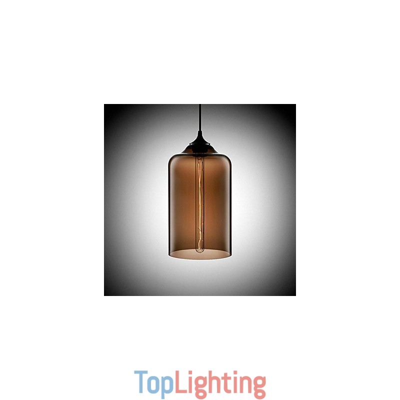 Bottle Design Pendant 1 Light Concise Iron Painting