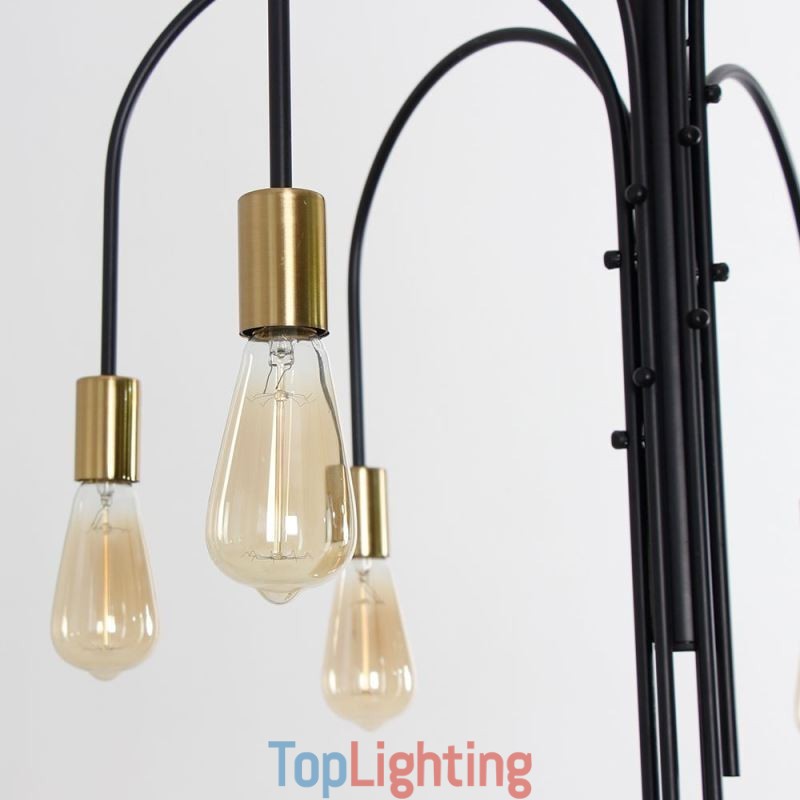 Modern Iron Chandelier Simple Iron Pendant Light