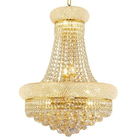 Crown Shaped Chandelier Luxurious Crystal Pendant Light Crown Shaped Chandelier Luxurious Crystal Pendant Light
