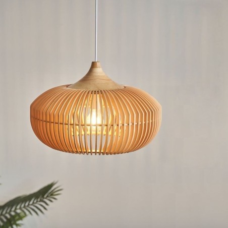 Wood Frame Pendant Light Pumpkin Shape Chandelier Wood Frame Pendant Light Pumpkin Shape Chandelier