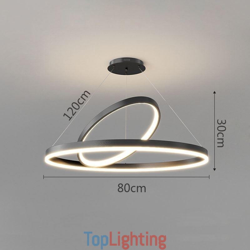 Modern Pendant Light Circle Rings Acrylic Pendant Lamp