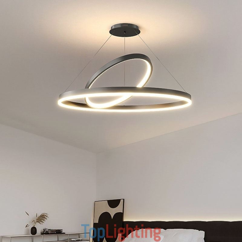 Modern Pendant Light Circle Rings Acrylic Pendant Lamp