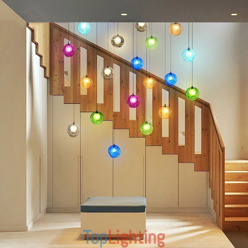 Modern Crystal Ball Pendant Light Colorful Crystal Chandelier (Colorful Style Pls Contact Us)