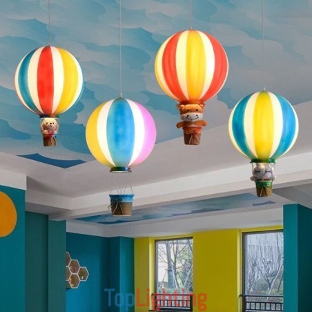 Colorful Hot Air Balloon Pendant Light Acrylic Decoration Light Colorful Hot Air Balloon Pendant Light Acrylic Decoration Light